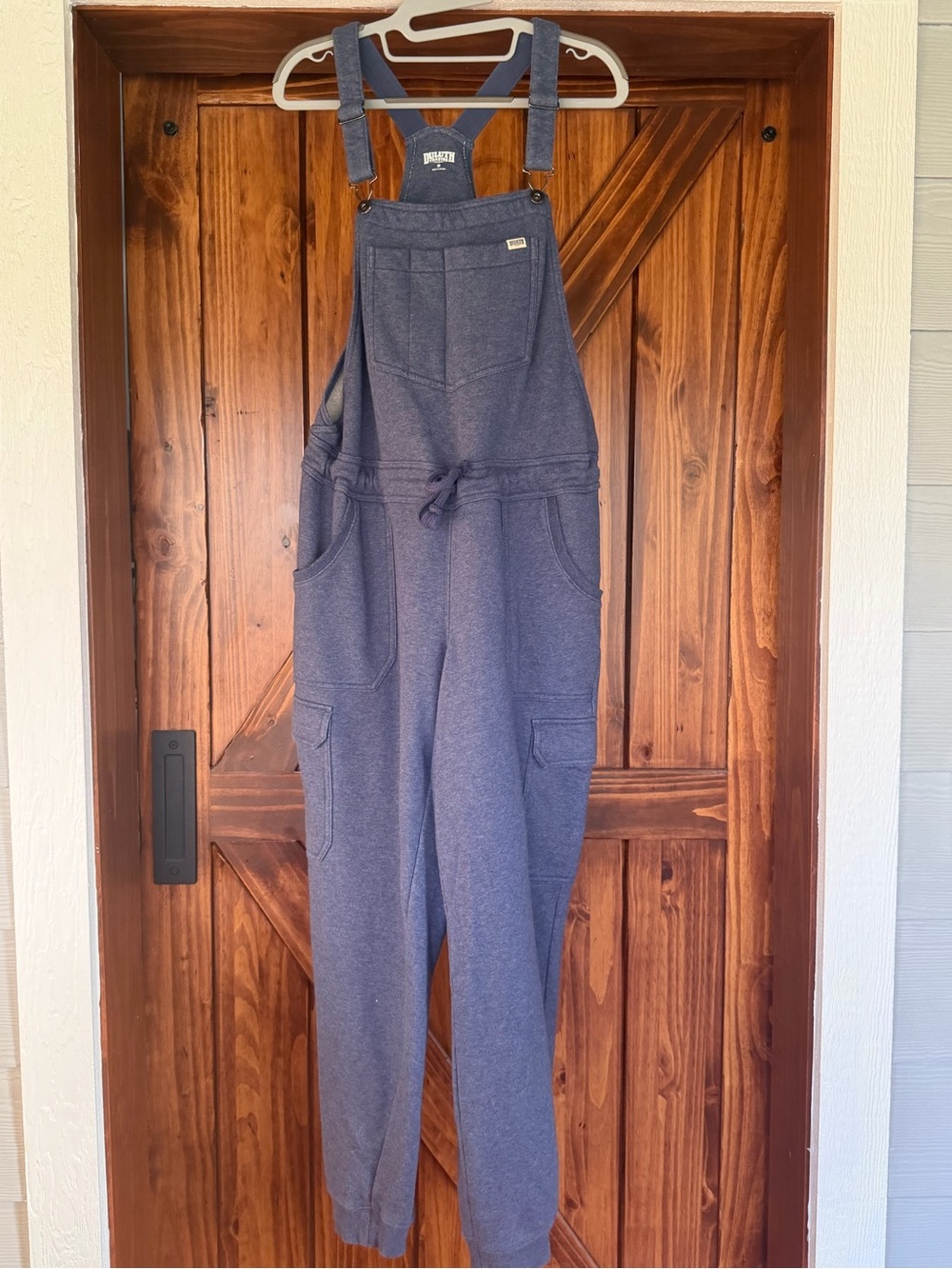 Duluth Trading Co Women's Souped-Up Sweats with Storm Cotton Overalls